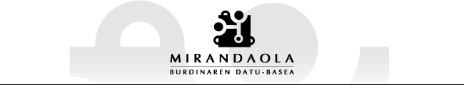 Mirandaola Burdinaren Datu-Basea logotipo
